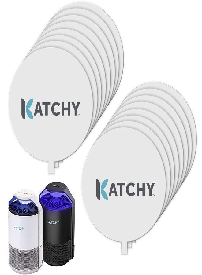Katchy Original and Midnight Glue Board Refills (16 Pack) – Catcher & Killer for Mosquito, Gnat, Moth & Fruit Fly – Indoor Flying Insect Trap Glue Board Refills – Non-Zapper Traps for Buzz-Free Home - Image 1